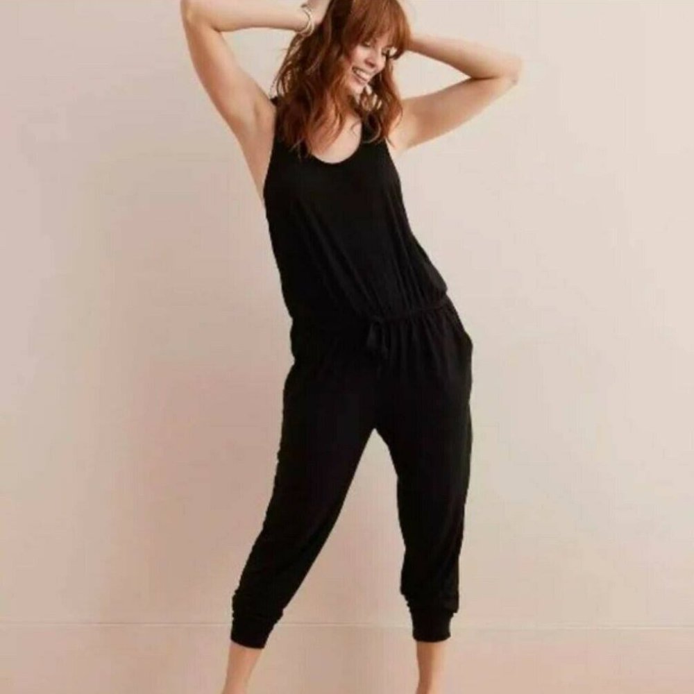 Aerie Racerback Black Jumpsuit